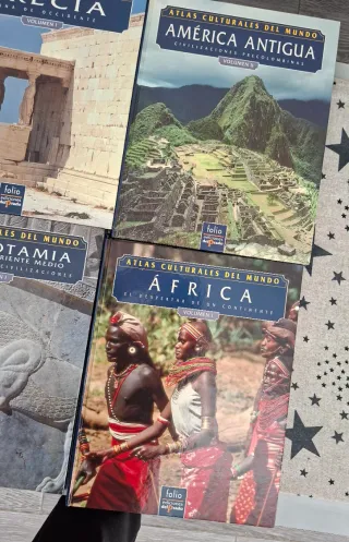 Libros atlas culturales del mundo.