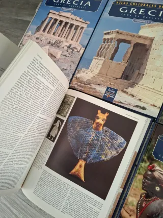 Libros atlas culturales del mundo.