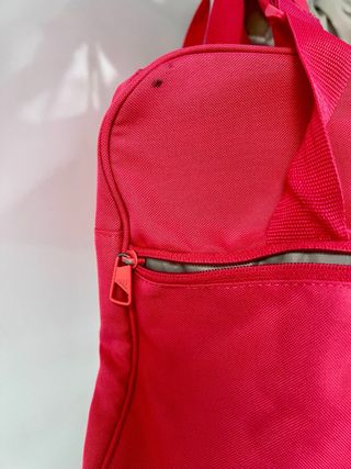 Bolsa Deporte Grande Adidas Rosa y Blanca