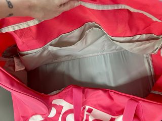 Bolsa Deporte Grande Adidas Rosa y Blanca
