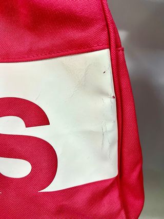 Bolsa Deporte Grande Adidas Rosa y Blanca