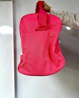 Bolsa Deporte Grande Adidas Rosa y Blanca
