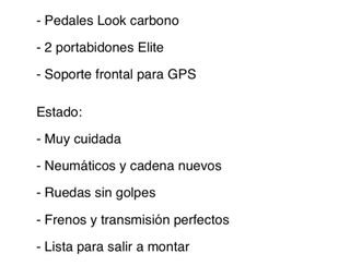 Bicicleta de carretera BH gris