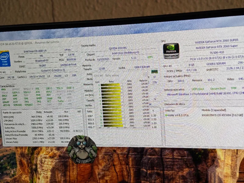GAMING PC FRAMEHZ RTX 2060 SUPER 8GB , 32 GB DDR4 afbeelding 10