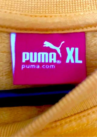 Sudadera Puma Amarilllo Mostaza