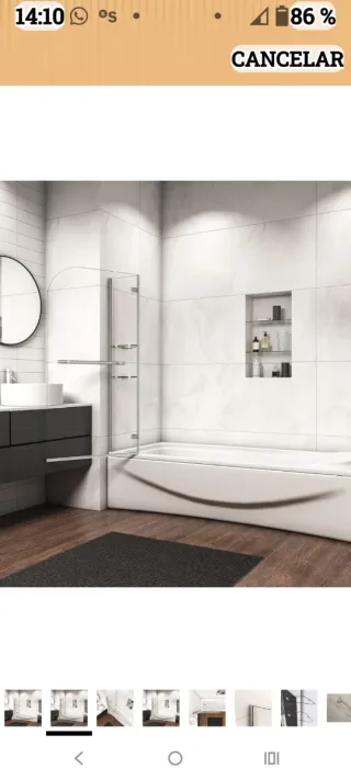 Mampara ducha marca AICA