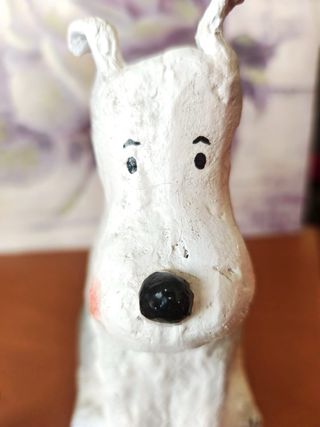 Impresionantes figuras de Tintín y Milu