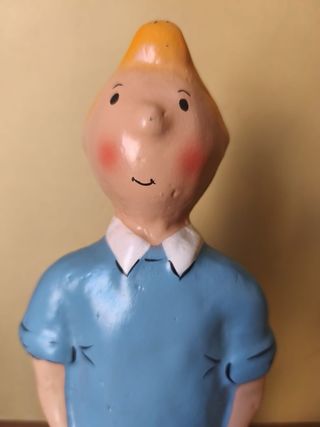 Impresionantes figuras de Tintín y Milu
