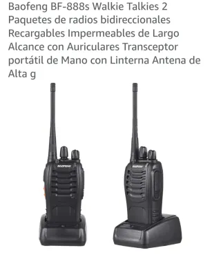 WALKIE TALKIE BAOFENG BF-888S – NUEVO A ESTRENAR