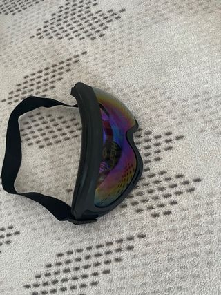 Casco Enduro Negro y Amarillo Florescente