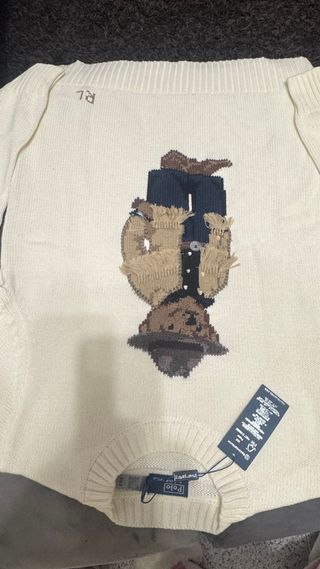 Camisola Polo Ralph Lauren Urso Tricô