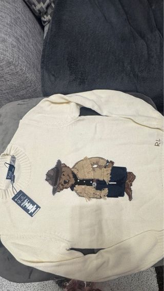 Camisola Polo Ralph Lauren Urso Tricô