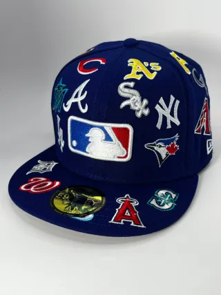 Gorra New Era 59FIFTY MLB All Over Azul Marino Tal