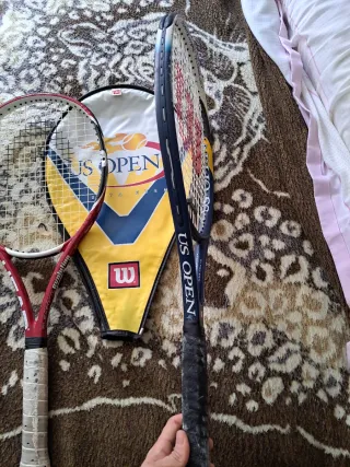 Lote 5 Raquetas Tenis + Fundas