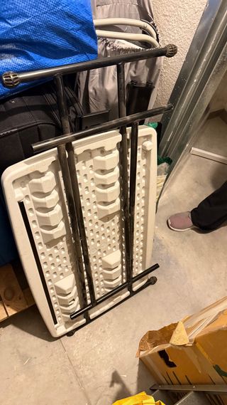 Mesa plegable Zown Beige/Negra