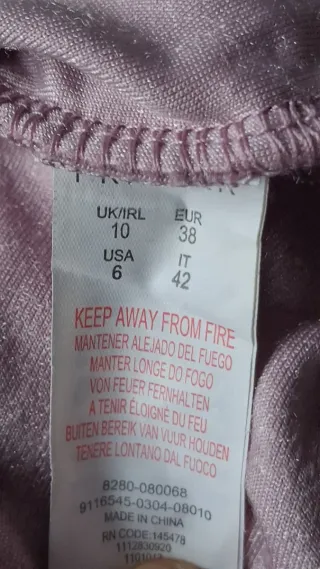 Pink/Lilac Velvet Dress, One Size