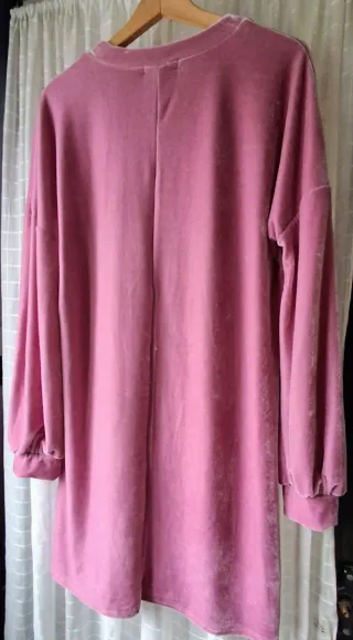Pink/Lilac Velvet Dress, One Size