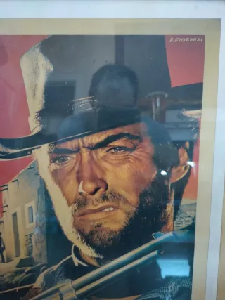 Cuadro Vintage Clint Eastwood Sergio Leone