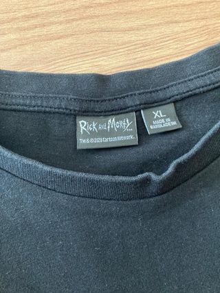 Camiseta Rick y Morty talla L-XL