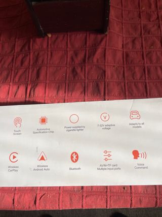 Pantalla Táctil Coche CarPlay Android Auto