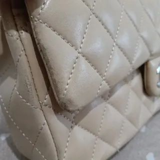 Borsetta Chanel Pelle Beige