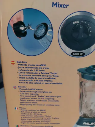 Batidora Vaso PALSÓN Habana 600W