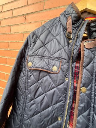 Parka SPAGNOLO azul marino acolchada