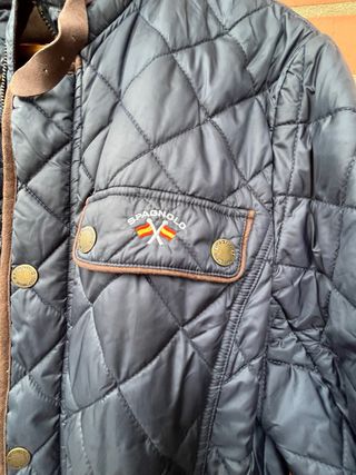 Parka SPAGNOLO azul marino acolchada