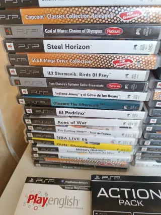 Pasp con lote de juegos