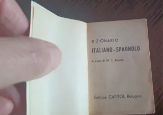Vocabolario tascabile vintage Italiano-Spagnolo