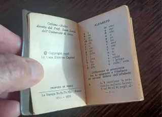 Vocabolario tascabile vintage Italiano-Spagnolo