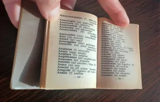 Vocabolario tascabile vintage Italiano-Spagnolo