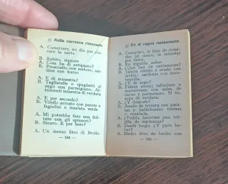 Vocabolario tascabile vintage Italiano-Spagnolo