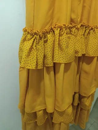 Vestido Flamenca Amarillo Talla 44