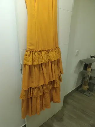 Vestido Flamenca Amarillo Talla 44