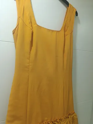 Vestido Flamenca Amarillo Talla 44