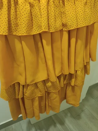 Vestido Flamenca Amarillo Talla 44