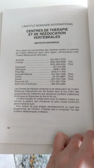 Treat Your Own Back, French, in Print