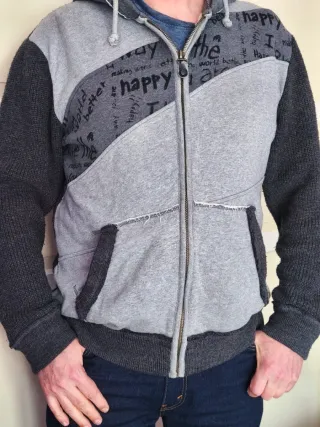 Chaqueta Desigual Gris y Negra