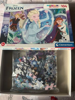 Puzzle Clementoni Frozen 104 Piezas +6