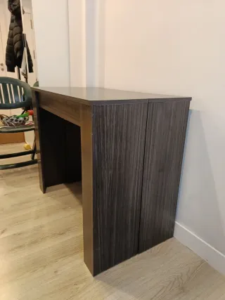 Mesa consola extensible madera