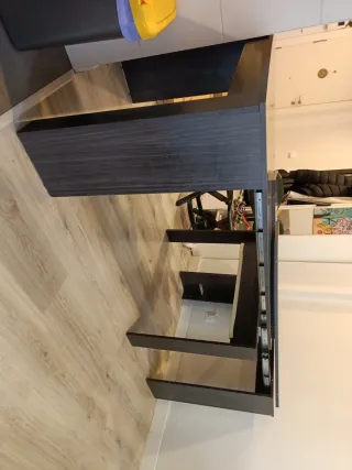 Mesa consola extensible madera