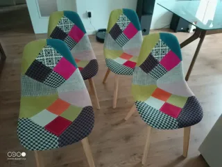 Sillas Patchwork Synk (4 unidades)