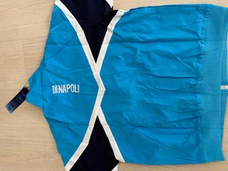 EA7 Giacca Antivento Napoli Azzurra Taglia S