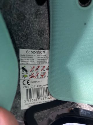 Casco hípica Fouganza Talla S (52-55cm)