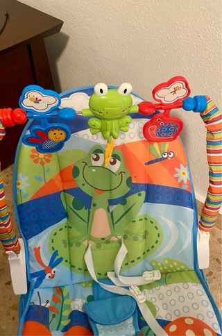 Hamaca bebé con arco de juegos