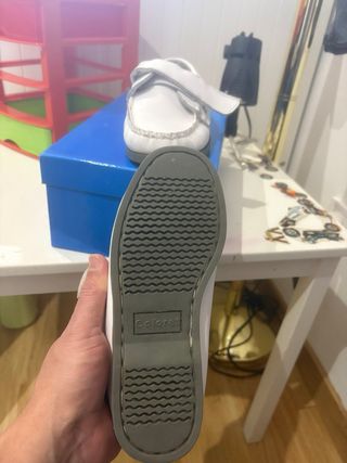 Zapatos náuticos blancos