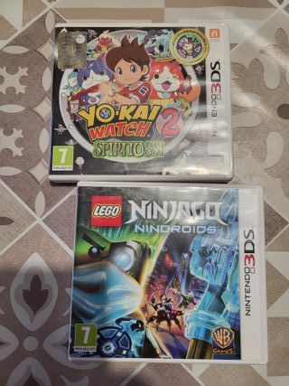 2 Giochi Nintendo 3DS: Yo-Kai Watch 2 e Lego Ninja