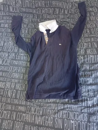 Burberry London polo manga larga