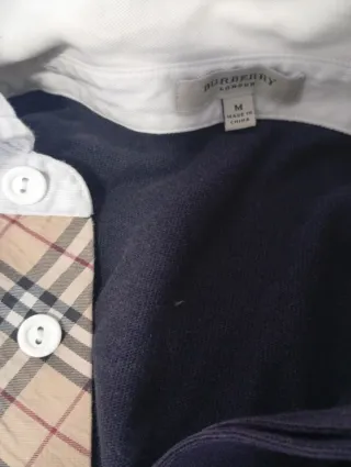 Burberry London polo manga larga